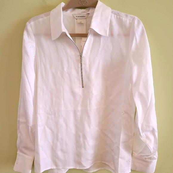 Club Monaco Zip Front Shirt - Picture 1 of 6